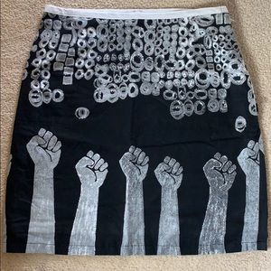 Grey Antics skirt Sz S